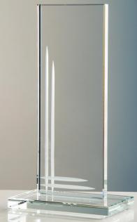 Trophäe, Optiwhiteglas, mit aufwendigem Handschliff