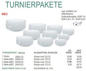 Turnierpakete mit attraktiven Nachlässen!!