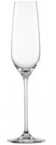 Sektglas, Flötenform, langer Stiel