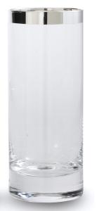 Longdrinkglas, 1000er Silberrandveredelung