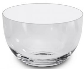 Schale, Glas, rund, schlichte Form mit hohem Rand