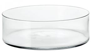 Schale, Glas, rund, flacher Rand