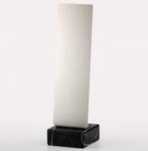 Trophäe, Aluminiumplatte, 1,5 mm stark , Eloxalqualität auf Marmorsockel 8x8x3 cm