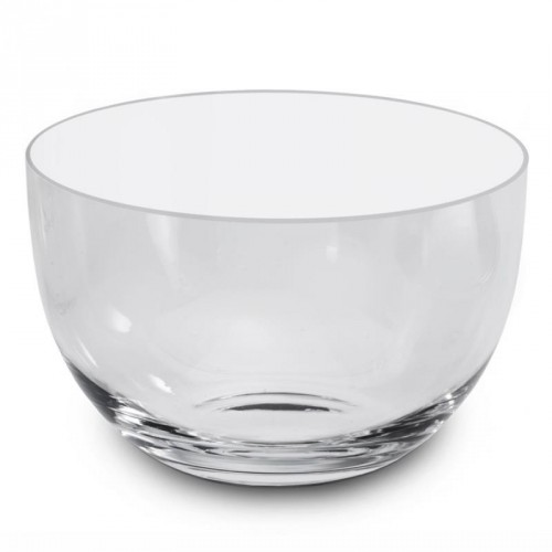 Schale, Glas, rund, schlichte Form mit hohem Rand
