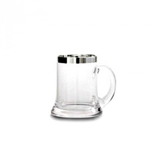 Seidel, Glas, 1000er Silberrandveredelung