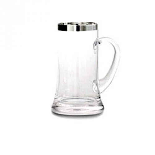 Seidel, Glas, 1000er Silberrandveredelung