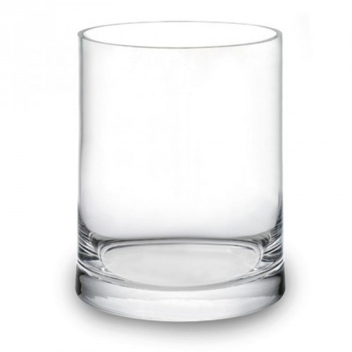 Vase/Windlicht, Glas, rund, Zylinderform